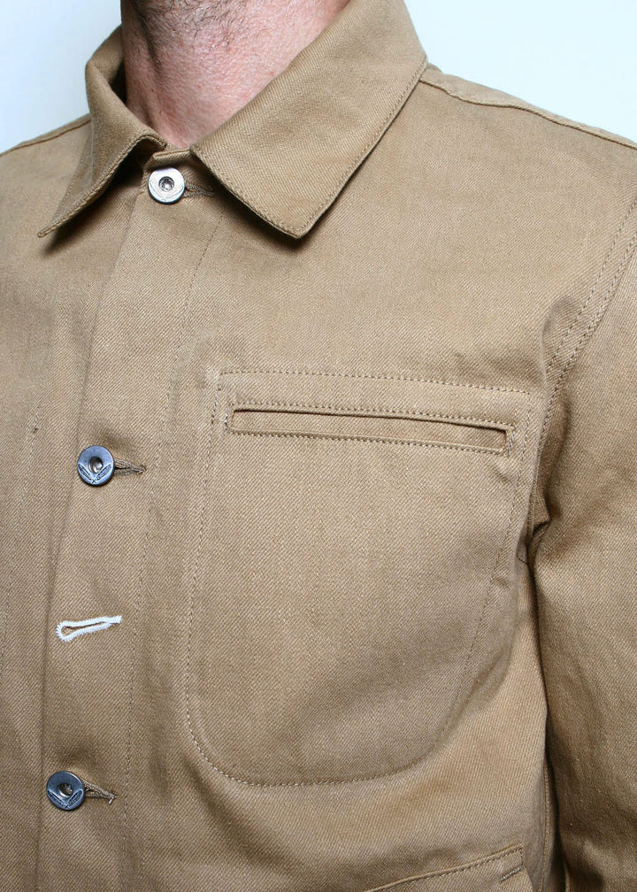 Rogue Territory Supply Jacket - Rinsed Tan Denim