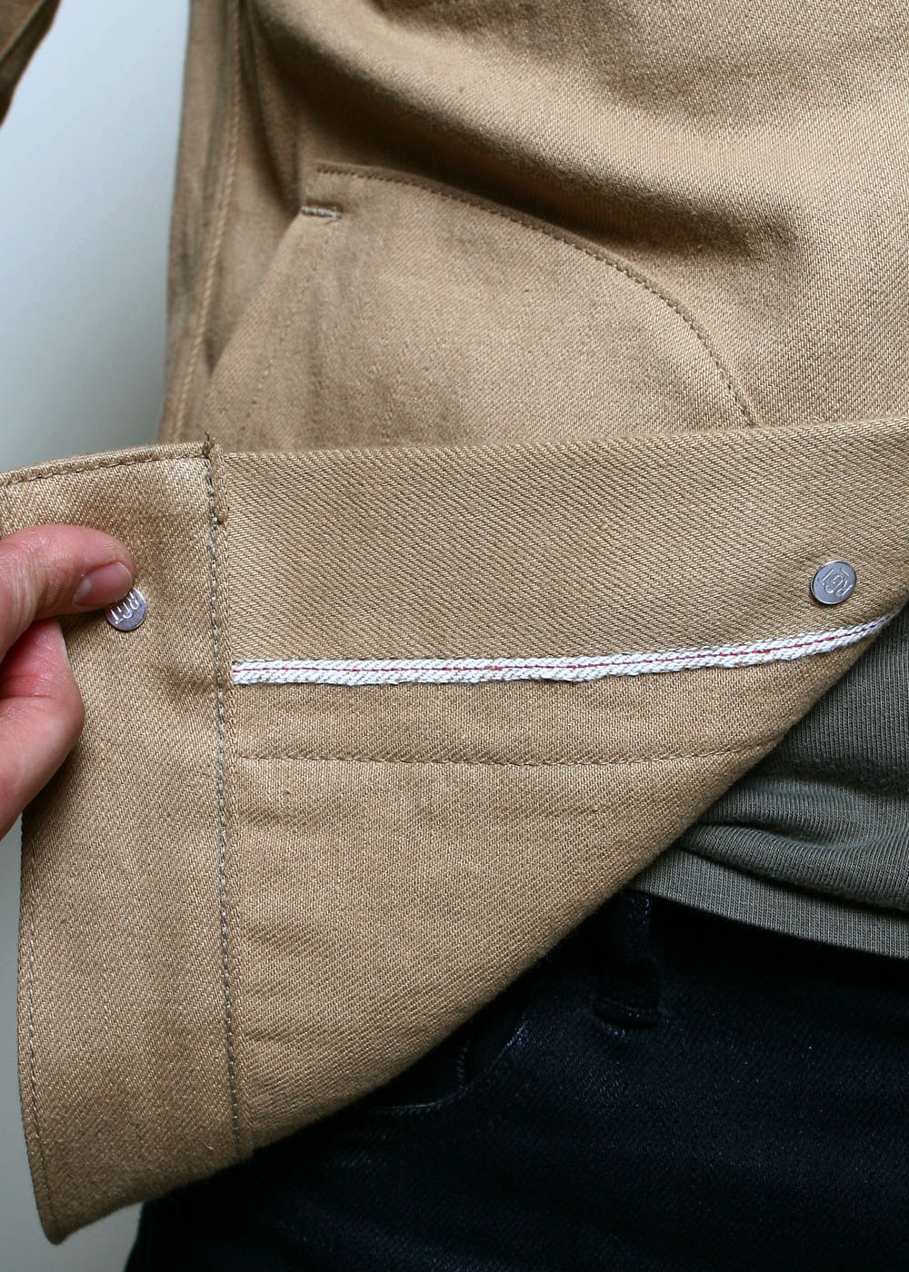 Rogue Territory Supply Jacket - Rinsed Tan Denim