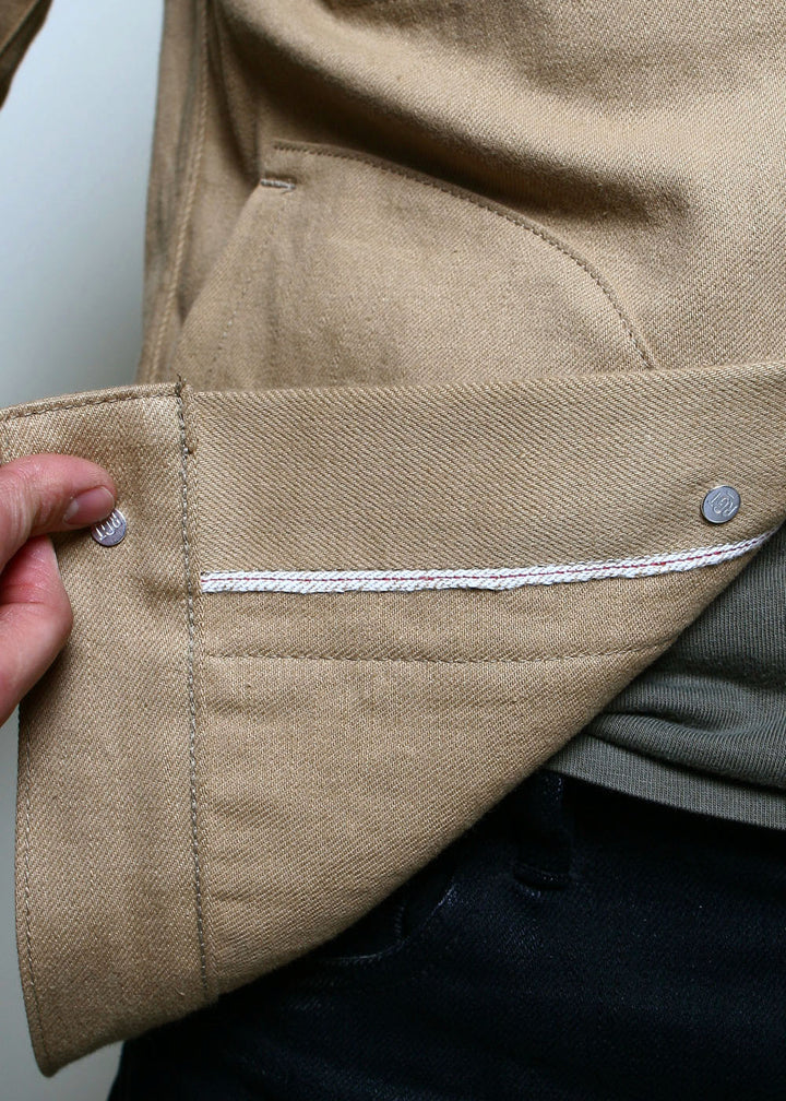 Rogue Territory Supply Jacket - Rinsed Tan Denim