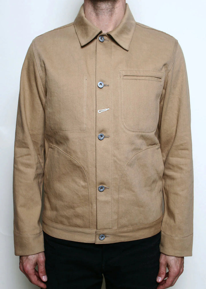 Rogue Territory Supply Jacket - Rinsed Tan Denim
