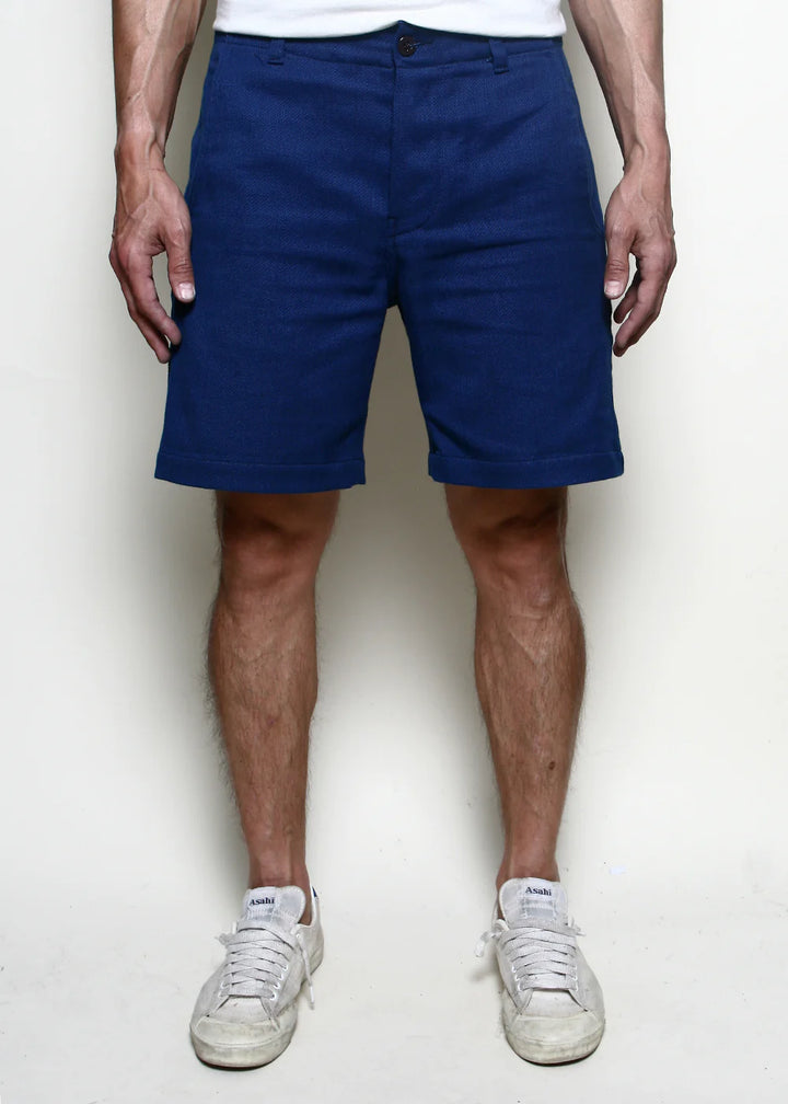 Rogue Territory Infantry Shorts - Indigo Selvedge Contrast