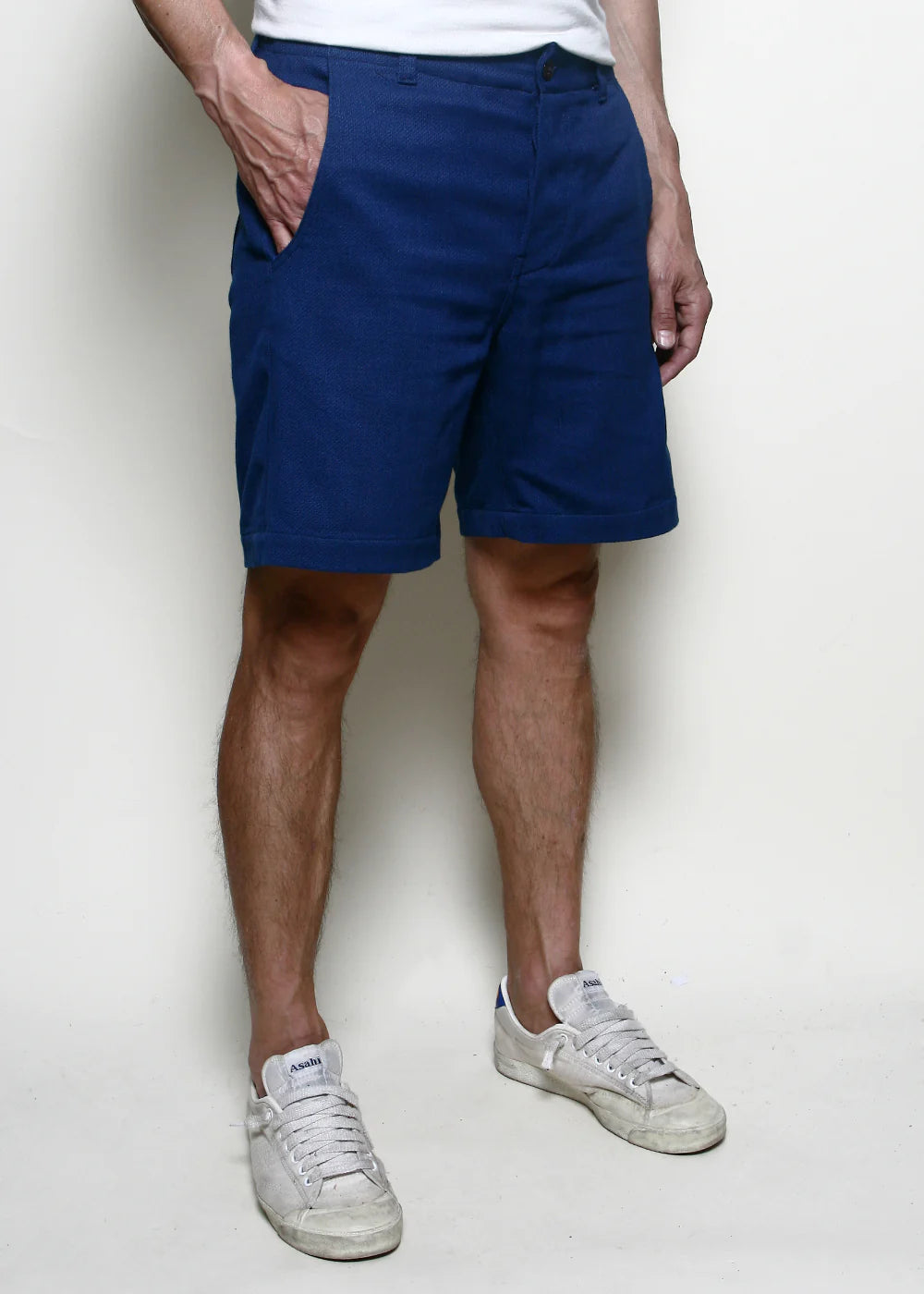 Rogue Territory Infantry Shorts - Indigo Selvedge Contrast