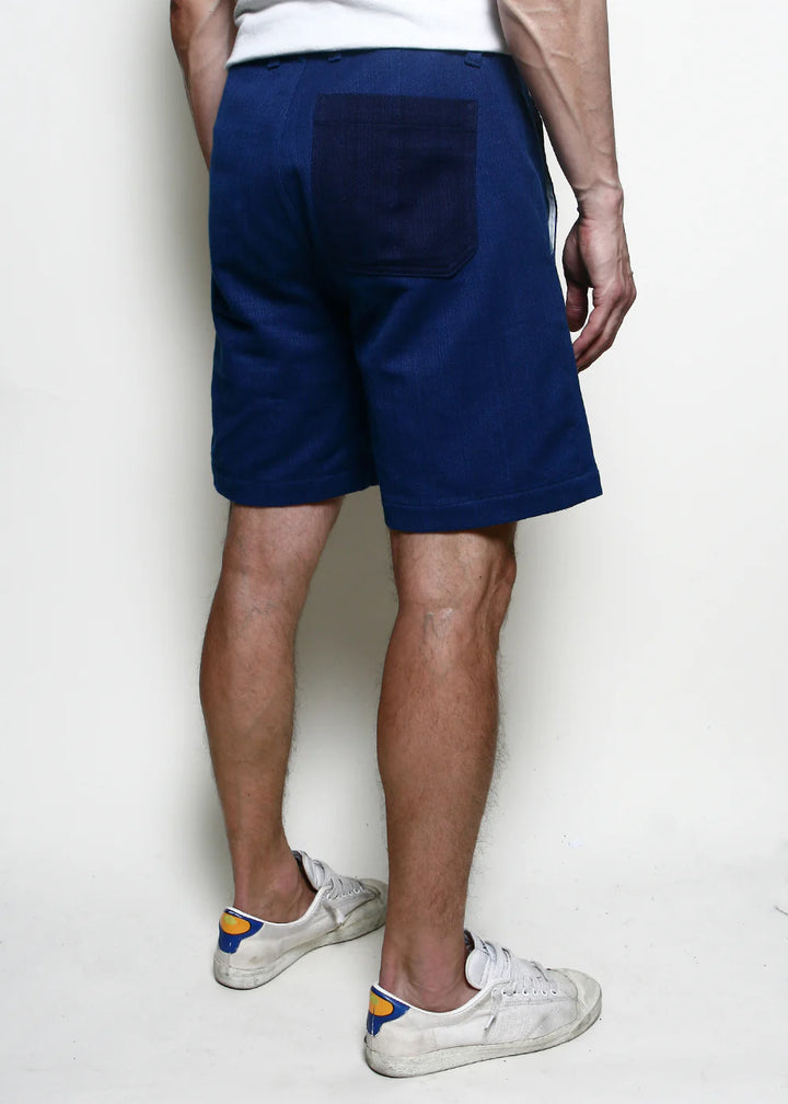 Rogue Territory Infantry Shorts - Indigo Selvedge Contrast