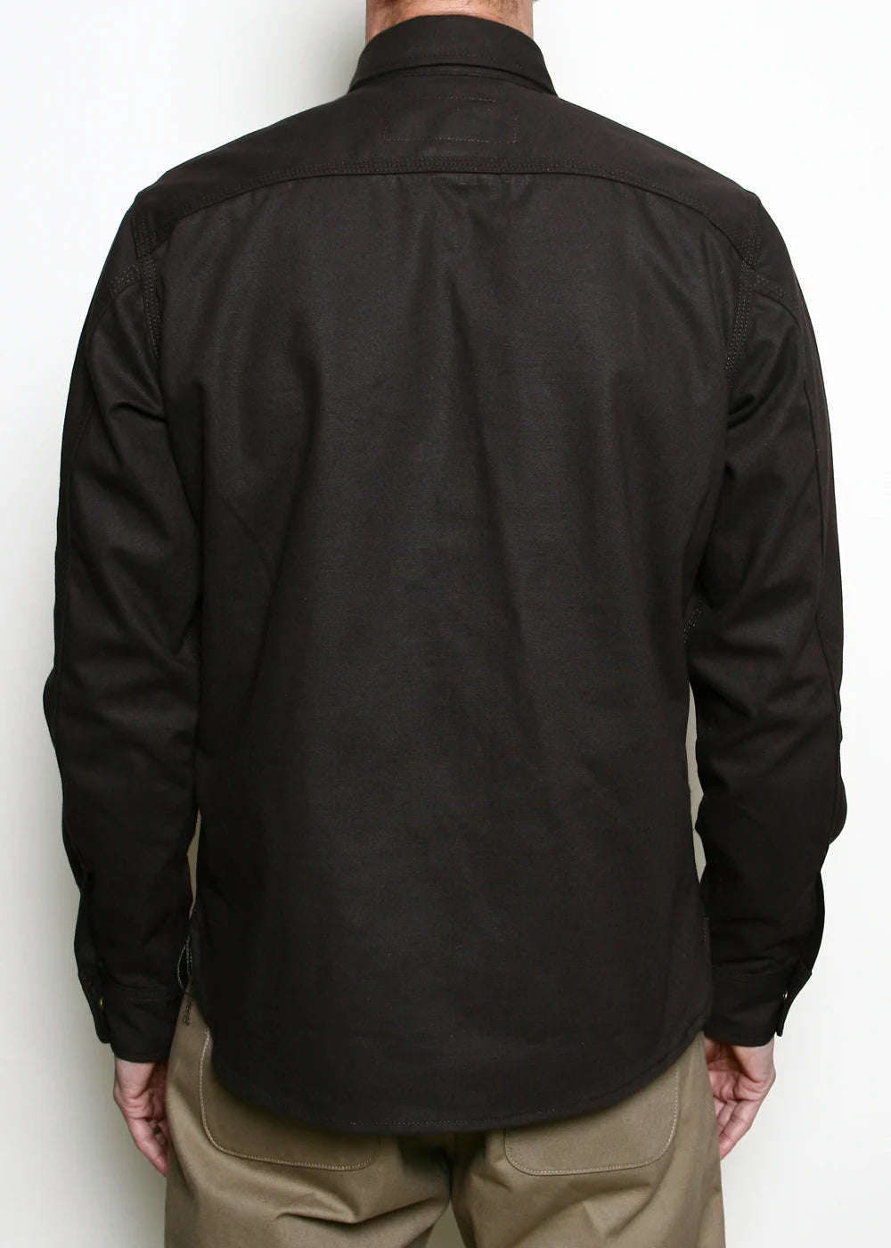 Rogue Territory Work Shirt - Brown Selvedge Canvas