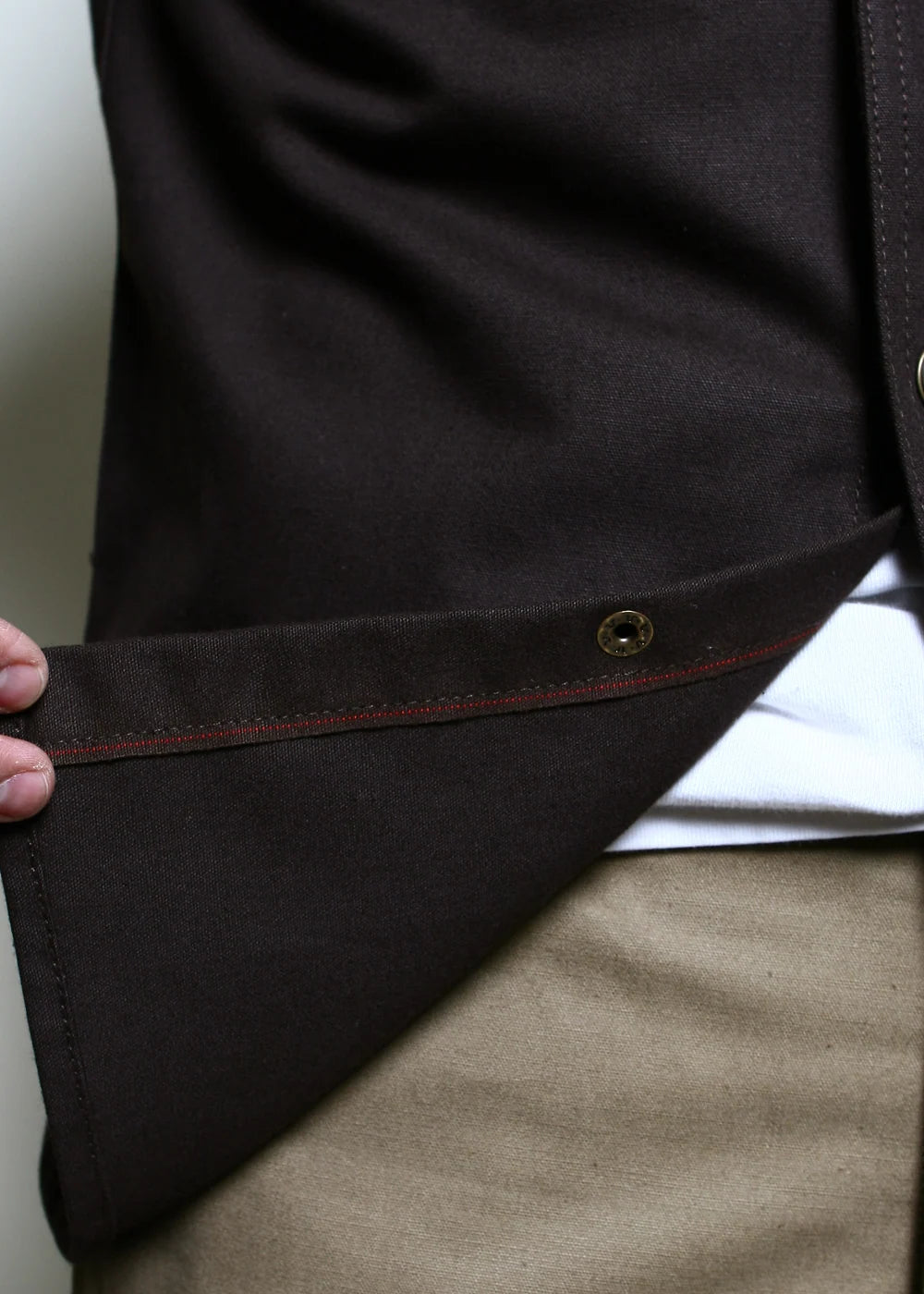 Rogue Territory Work Shirt - Brown Selvedge Canvas