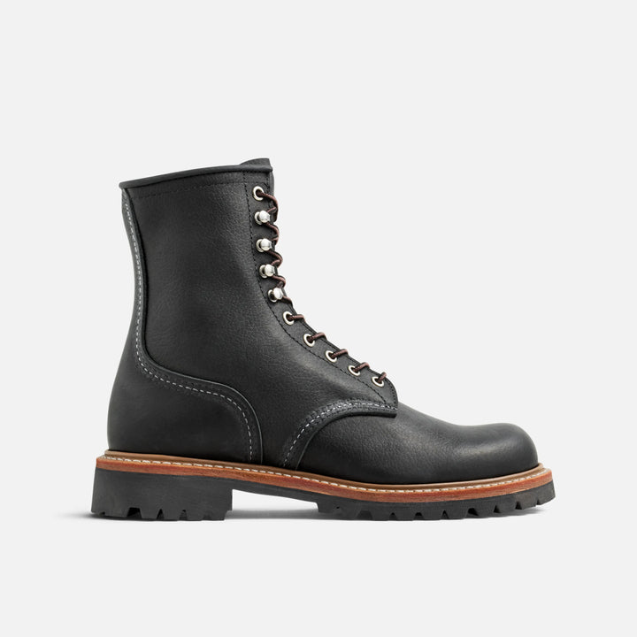 Red Wing Seconds - Logger Heritage #4501 - Black Oil Slick Leather