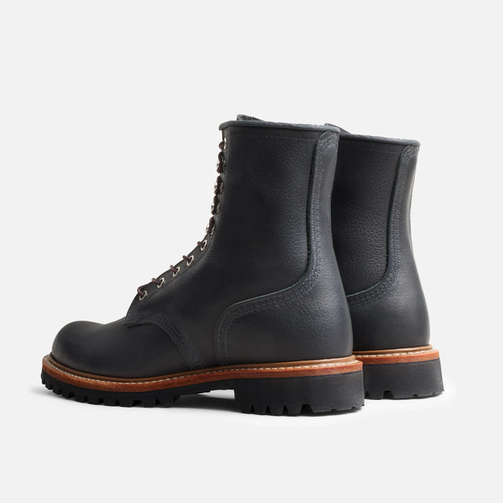Red Wing Seconds - Logger Heritage #4501 - Black Oil Slick Leather