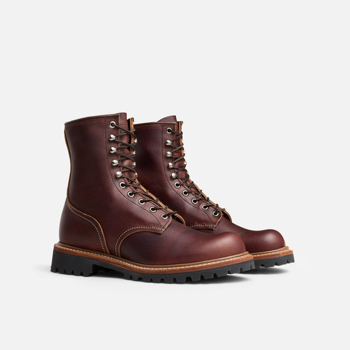 Red Wing Seconds - Logger Heritage #4585 - Men's Logger Leather Boot in Briar