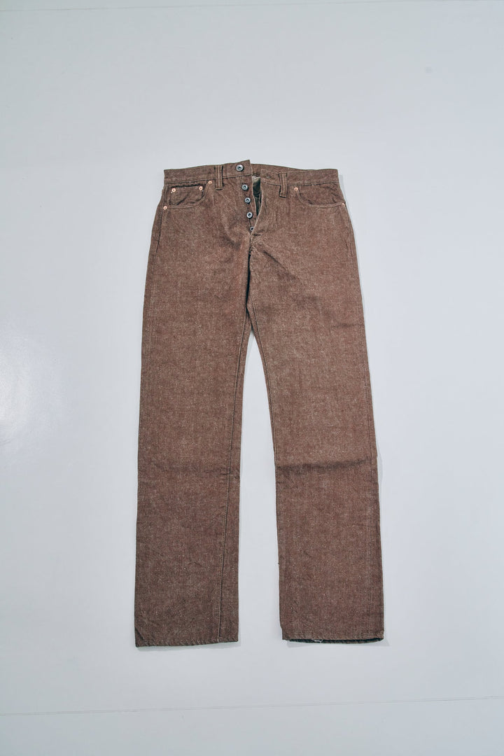Samurai 15oz Kanoko Brown Denim [S0150BRX]