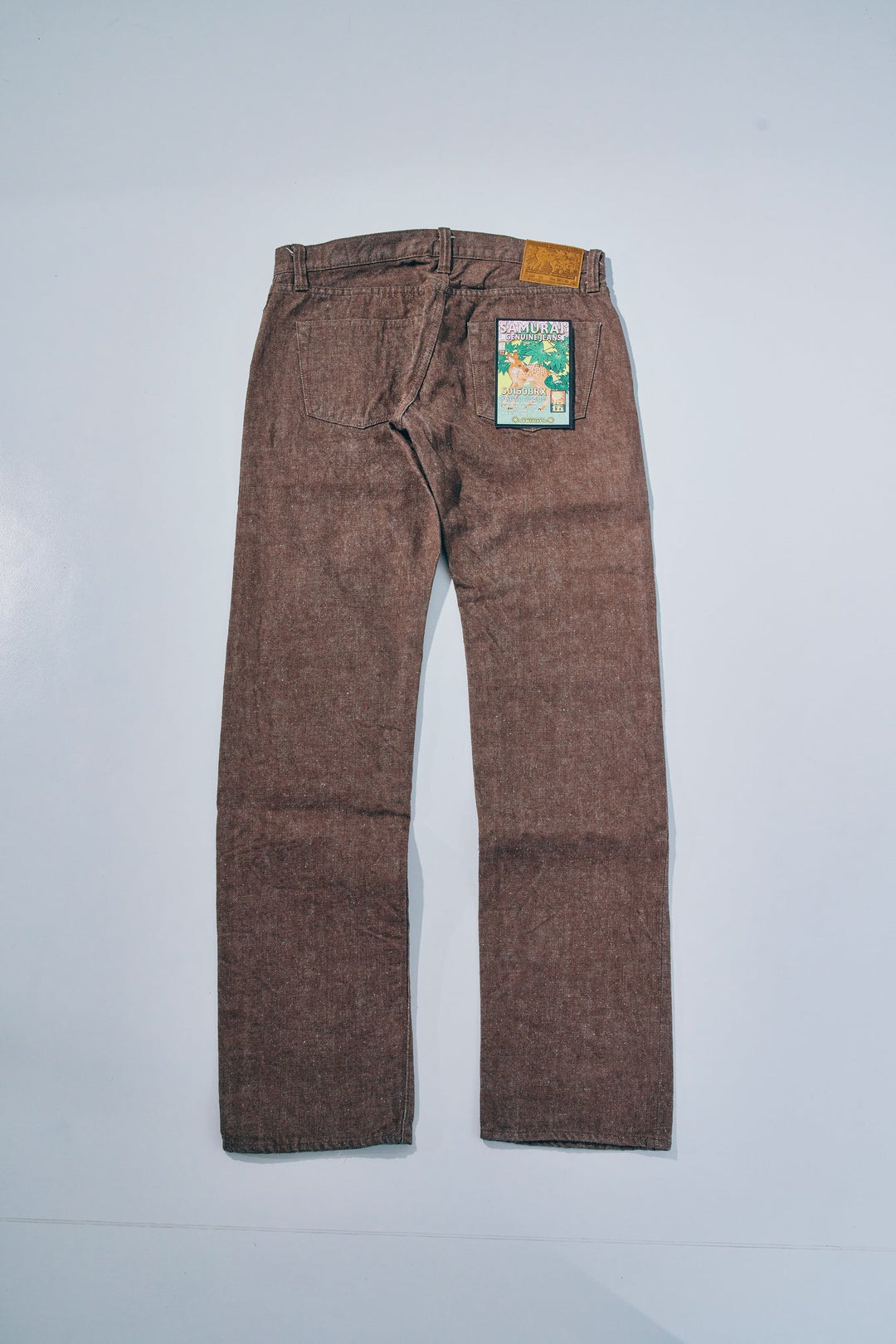 Samurai 15oz Kanoko Brown Denim [S0150BRX]