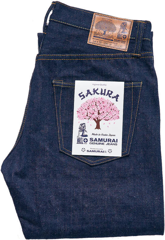 Samurai 18oz AI+ Sakura Selvedge [S500AX-SAKURA]