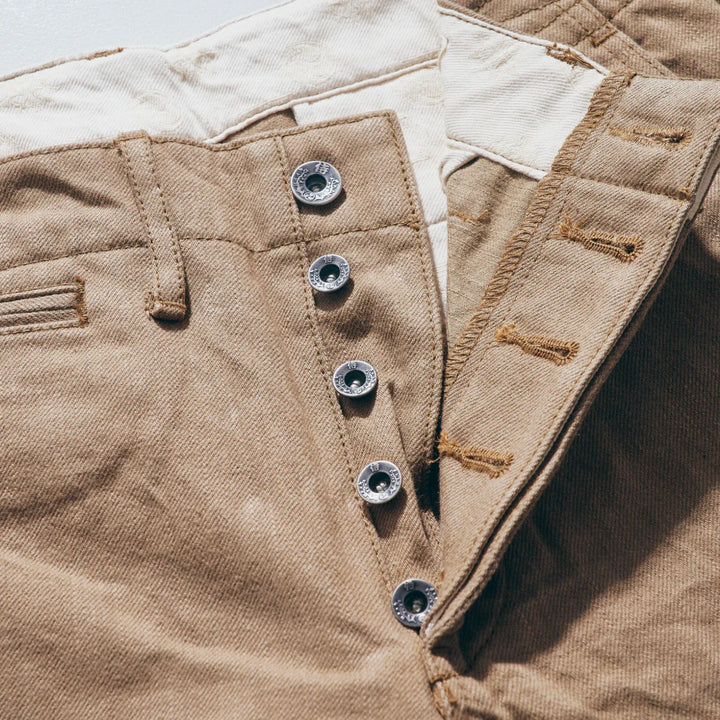 Samurai 15oz Heavy Chino Trousers [SJ42CP] - Khaki