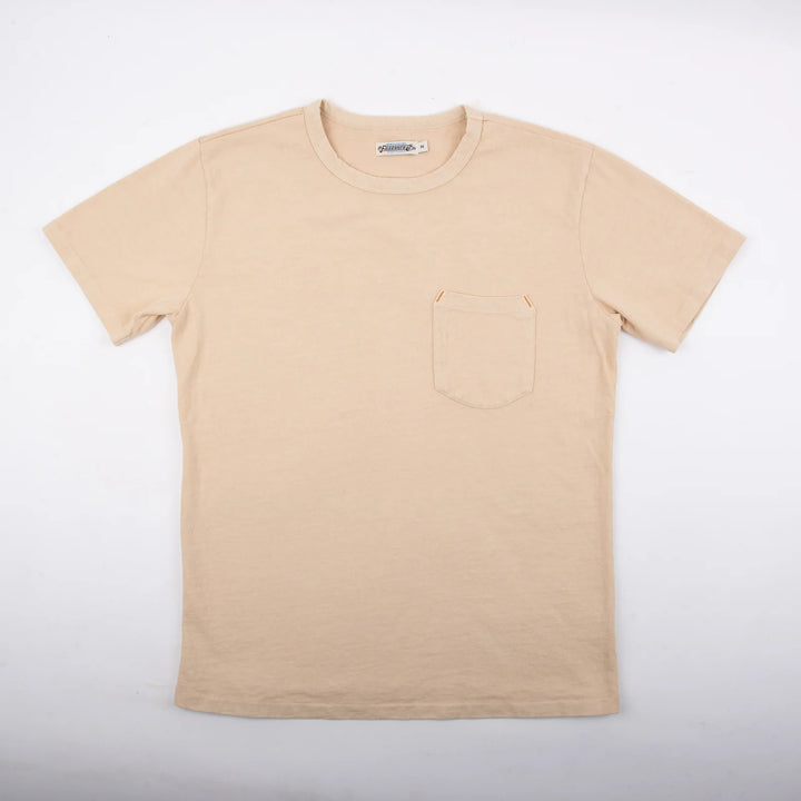 Freenote Cloth 13 Ounce Pocket T-Shirt - Cream