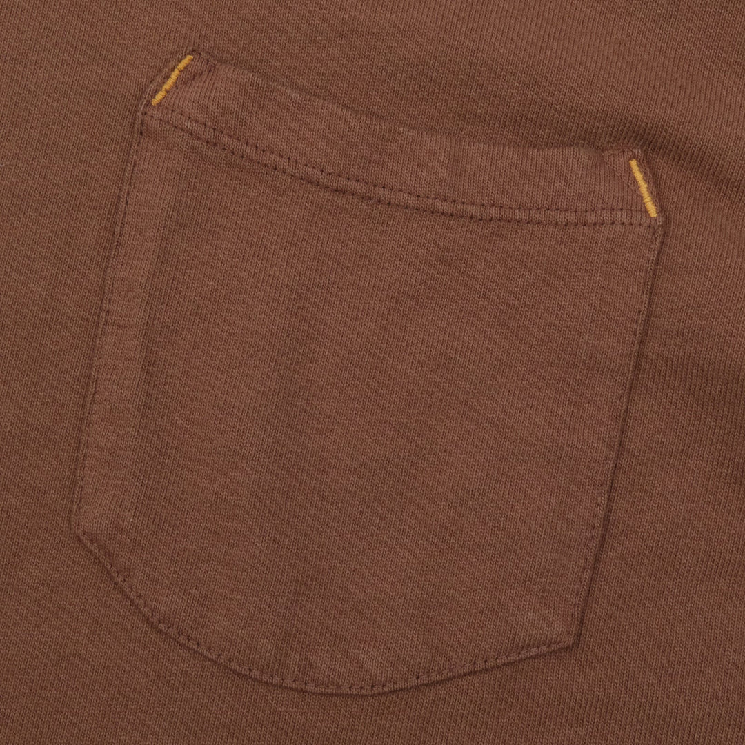 Freenote Cloth 13 Ounce Pocket T-Shirt - Chocolate