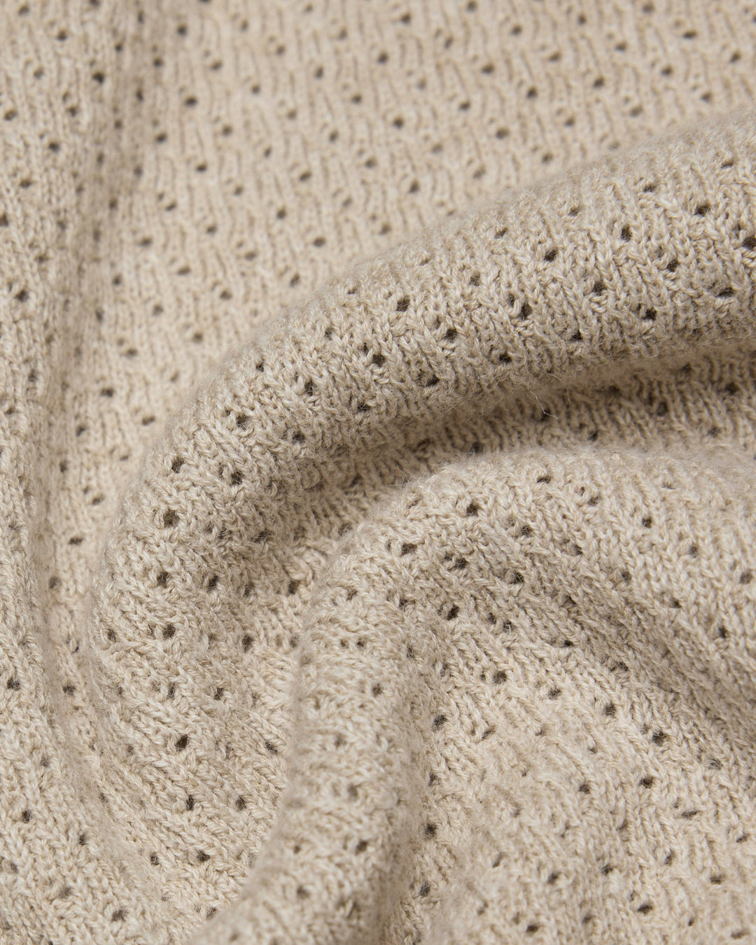Reigning Champ - Cotton Linen Victor Polo in Heather Oatmeal