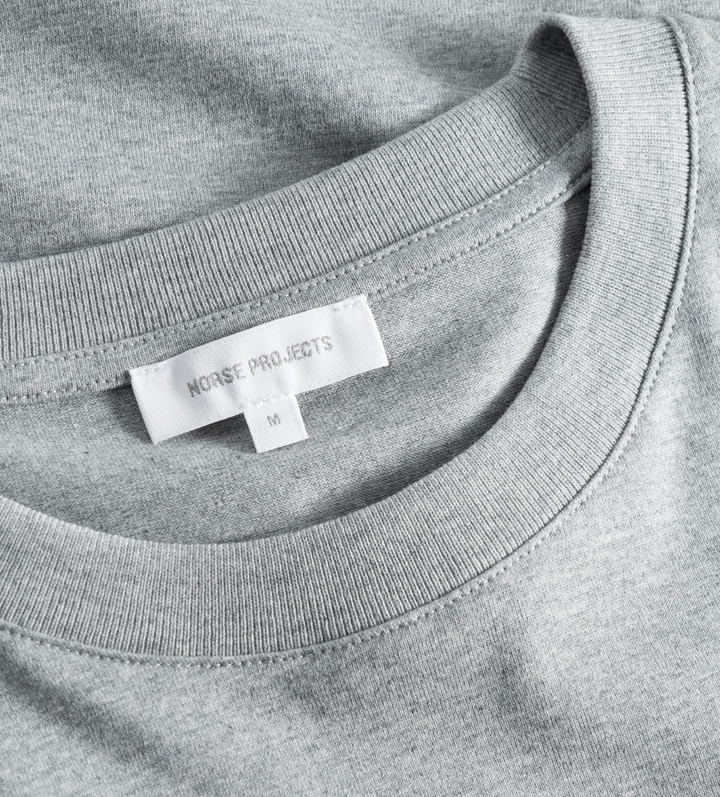 Norse Projects Standard T-Shirt - Grey Melange