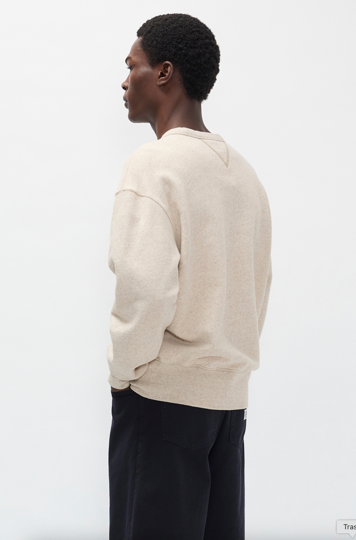 Norse Projects Kulhuse Cotton Linen Loopback Sweatshirt - Natural