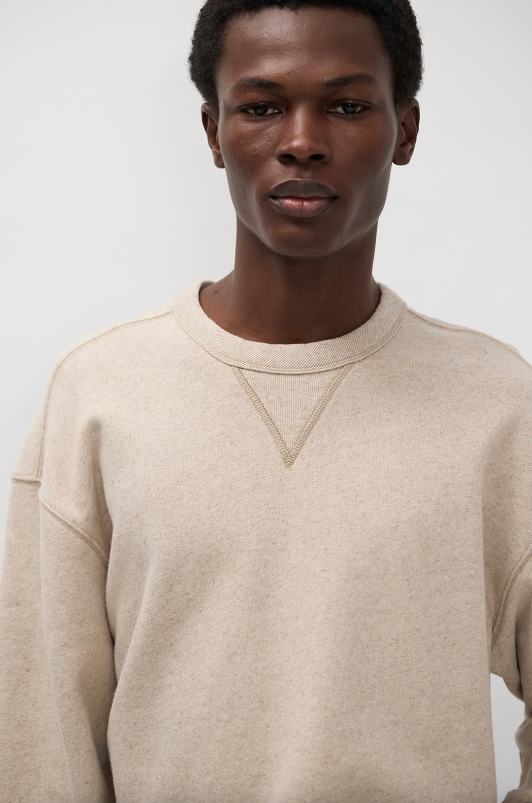 Norse Projects Kulhuse Cotton Linen Loopback Sweatshirt - Natural