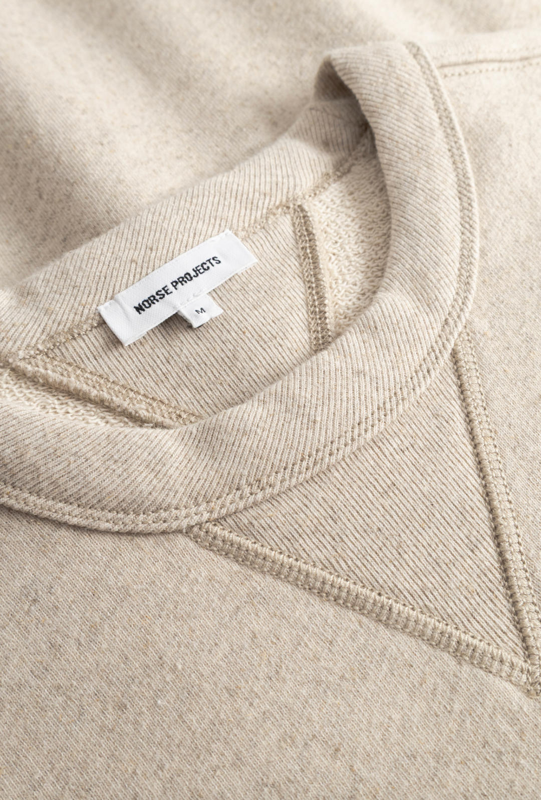 Norse Projects Kulhuse Cotton Linen Loopback Sweatshirt - Natural