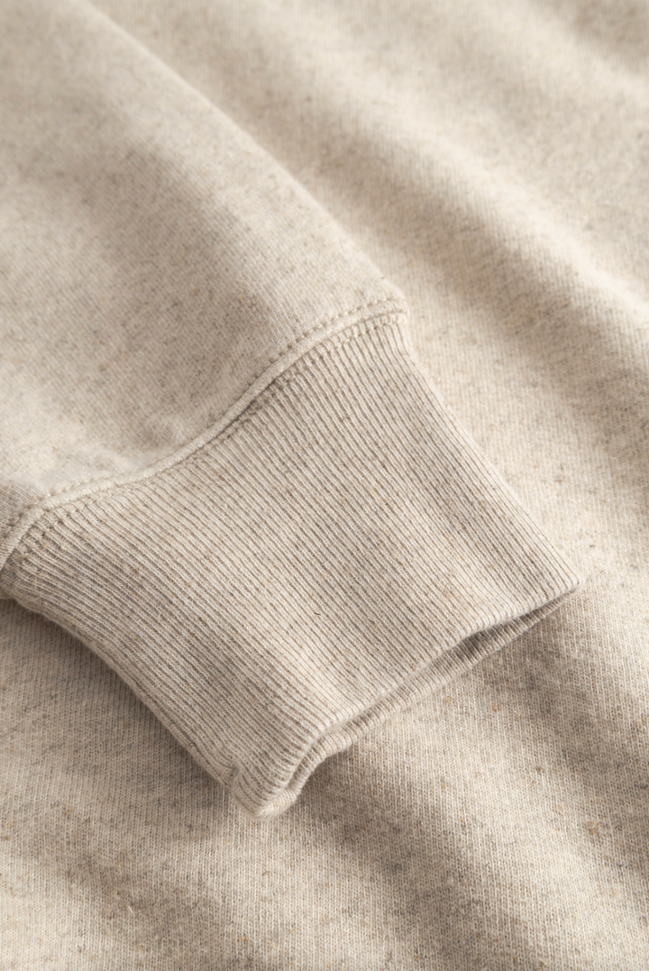 Norse Projects Kulhuse Cotton Linen Loopback Sweatshirt - Natural