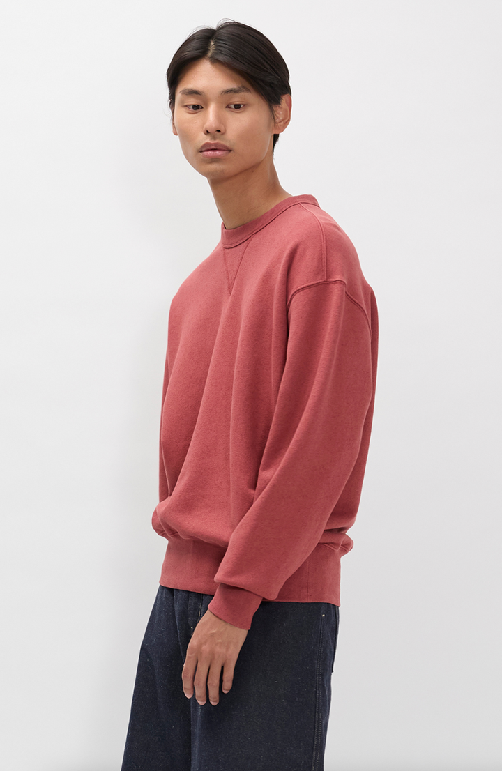 Norse Projects Kulhuse Cotton Linen Loopback Sweatshirt - Cowhide