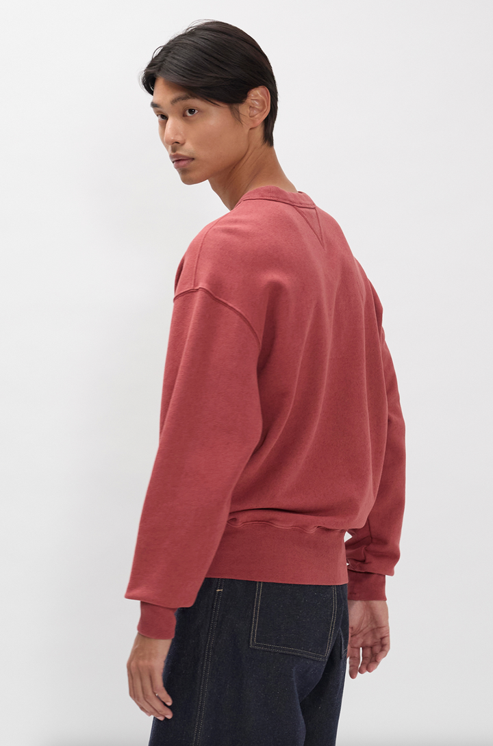 Norse Projects Kulhuse Cotton Linen Loopback Sweatshirt - Cowhide