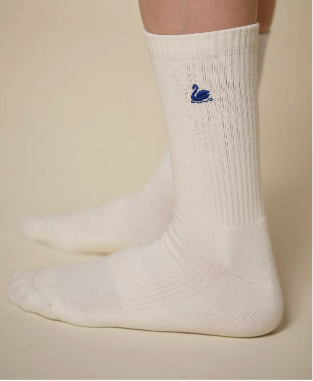 Merz b. Schwanen Classic Tennis Socks (2-pack) - White