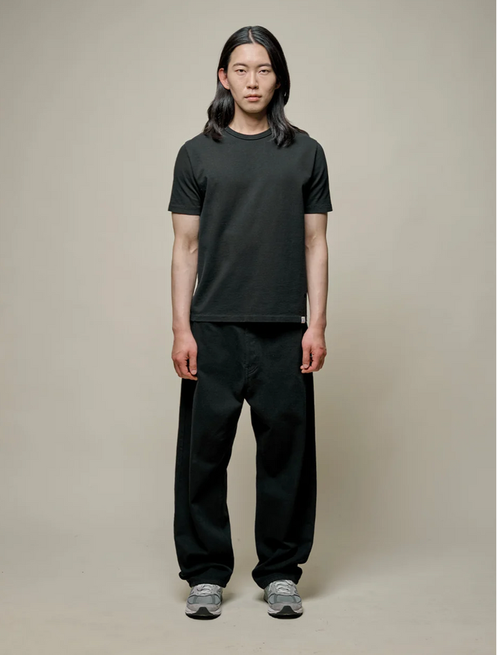 Merz b. Schwanen TEE02 Classic Cotton Jersey T-Shirt - Black