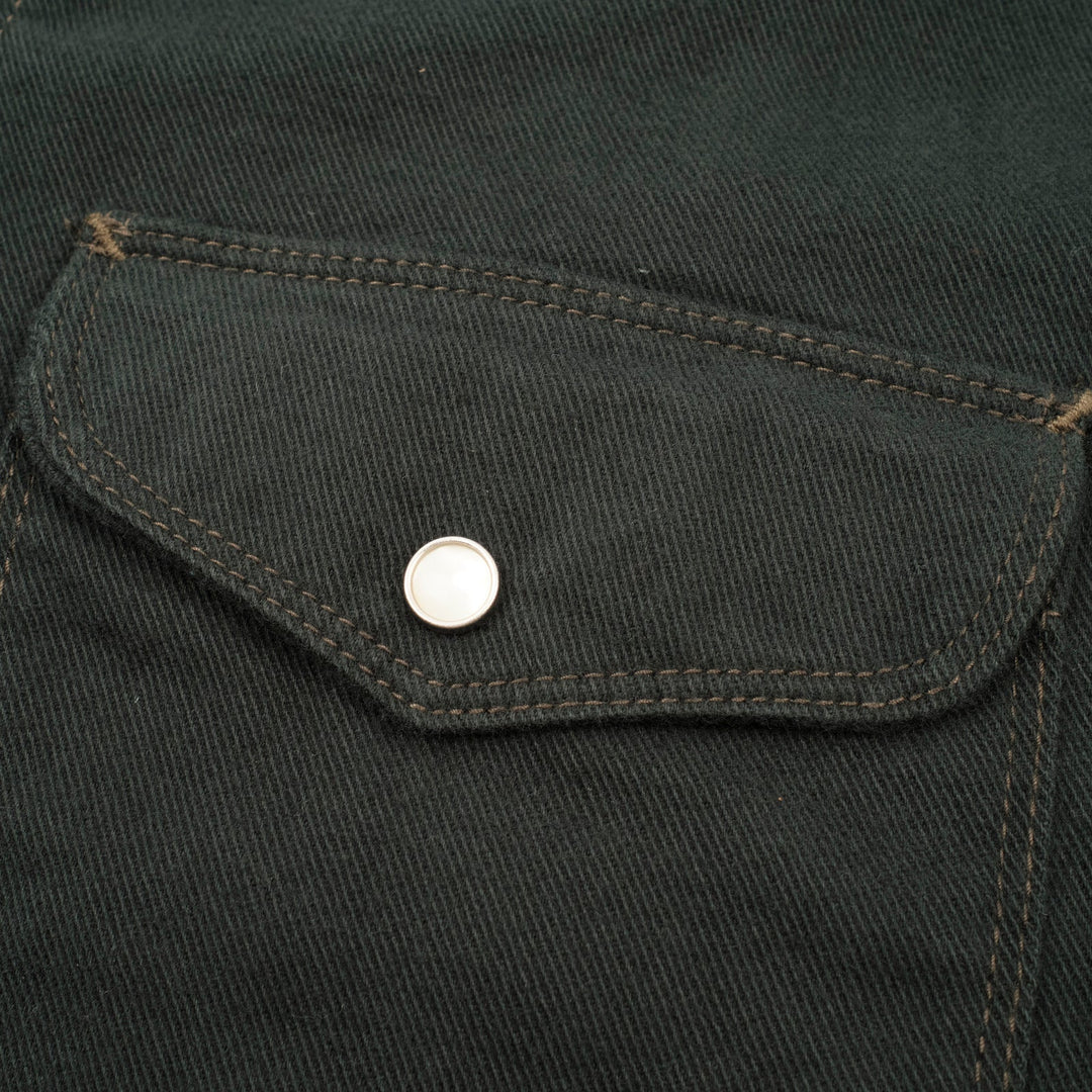Freenote Cloth - Bodie LS- Forest Twill