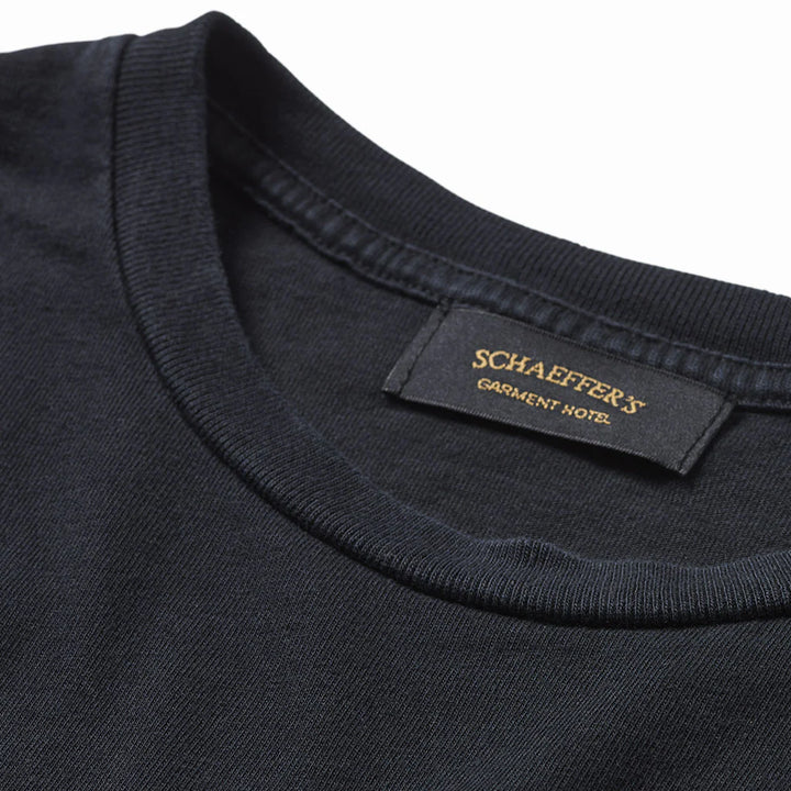 Schaeffer’s Garment Hotel Ringspun 40's Tee - Worn Black