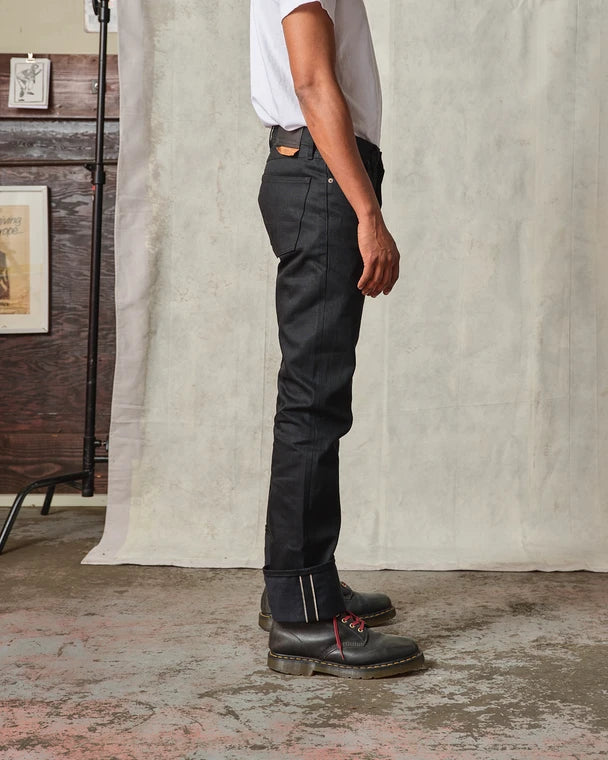 Tellason 13.5oz Japanese Selvedge Jeans - Black Ankara
