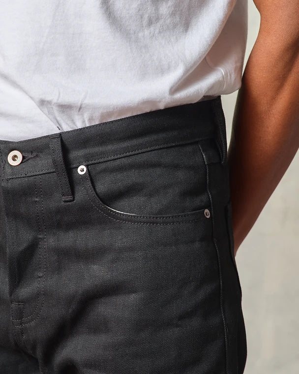 Tellason 13.5oz Japanese Selvedge Jeans - Black Ankara