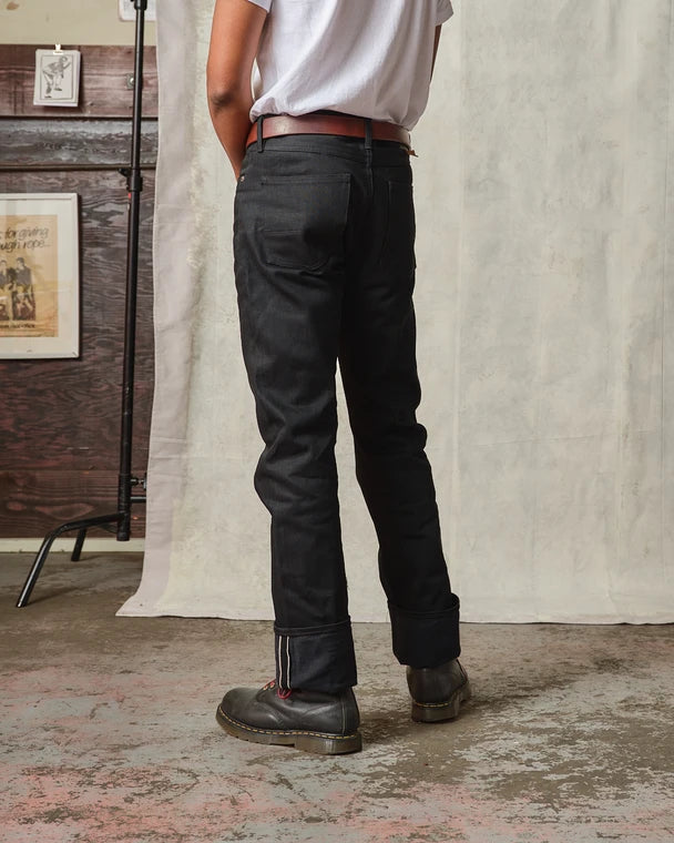 Tellason 13.5oz Japanese Selvedge Jeans - Black Ankara