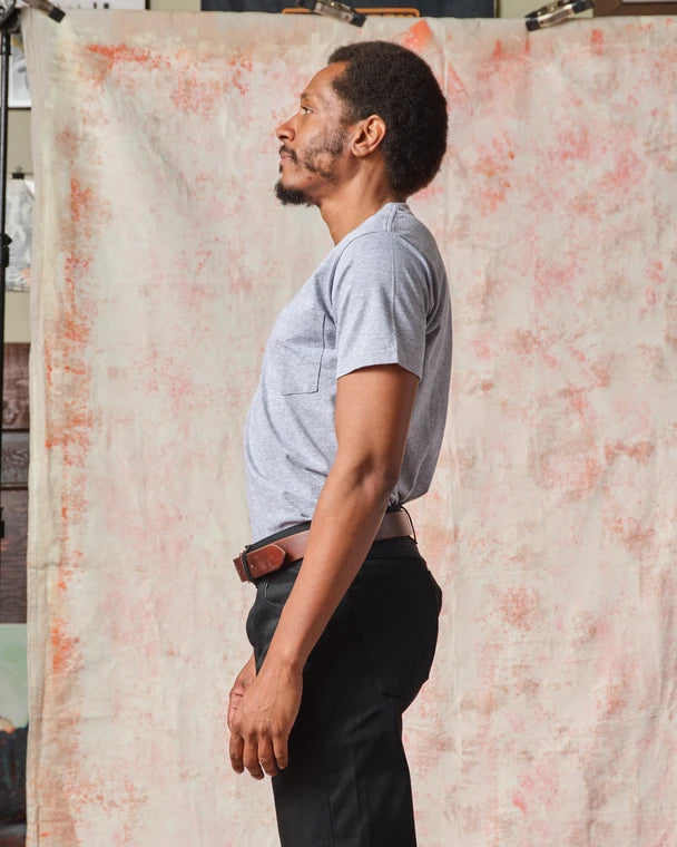 Tellason Pocket Tee - Heather Grey
