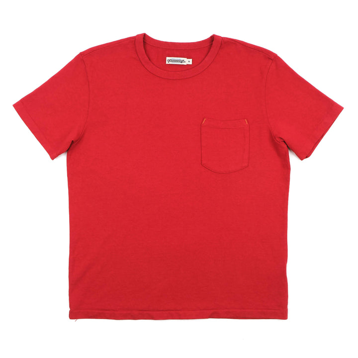 Freenote Cloth 13 Ounce Pocket T-Shirt - Vintage Red