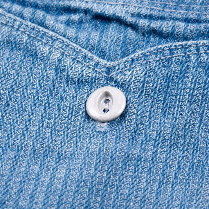 Freenote Cloth Lambert - Bleach Indigo Cord