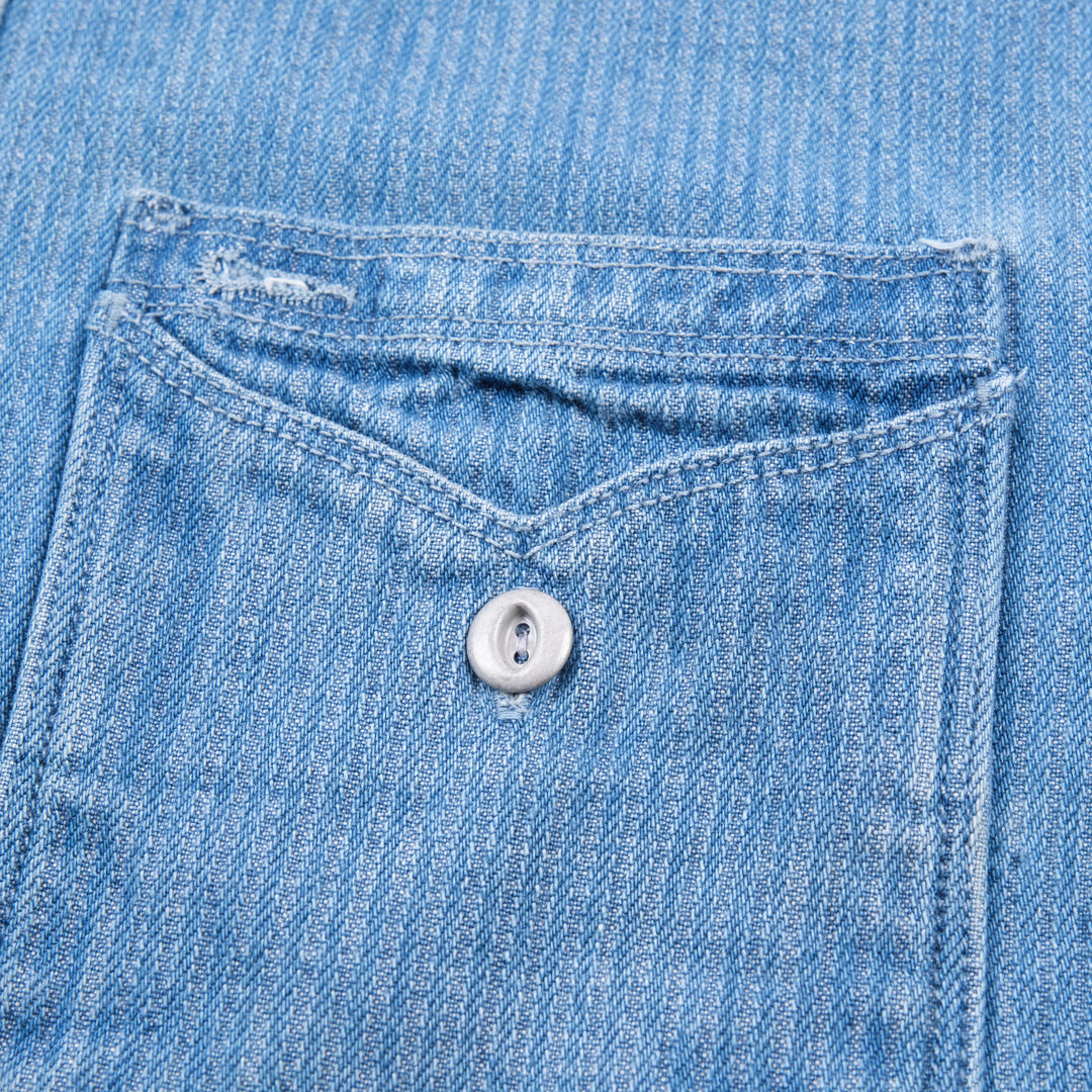 Freenote Cloth Lambert - Bleach Indigo Cord