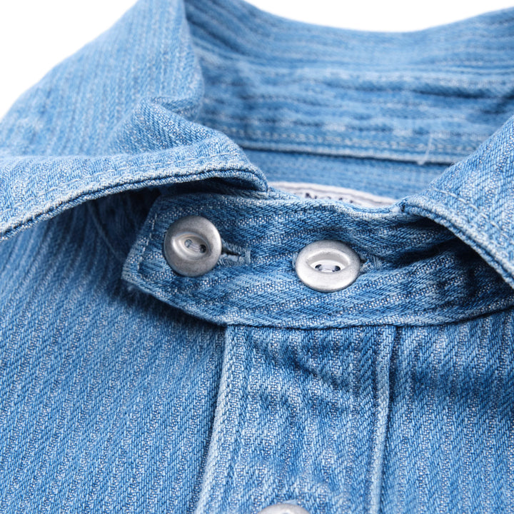 Freenote Cloth Lambert - Bleach Indigo Cord