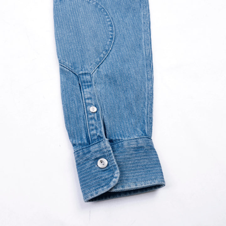 Freenote Cloth Lambert - Bleach Indigo Cord