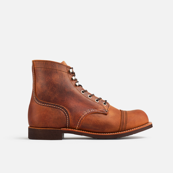 Red Wing Seconds - IRON RANGER MEN'S 6-INCH BOOT IN COPPER ROUGH & TOUGH LEATHER #8085D