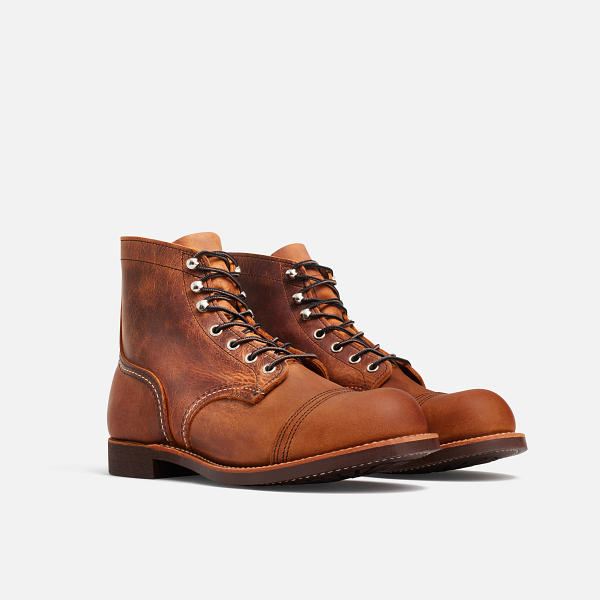 Red Wing Seconds - IRON RANGER MEN'S 6-INCH BOOT IN COPPER ROUGH & TOUGH LEATHER #8085D