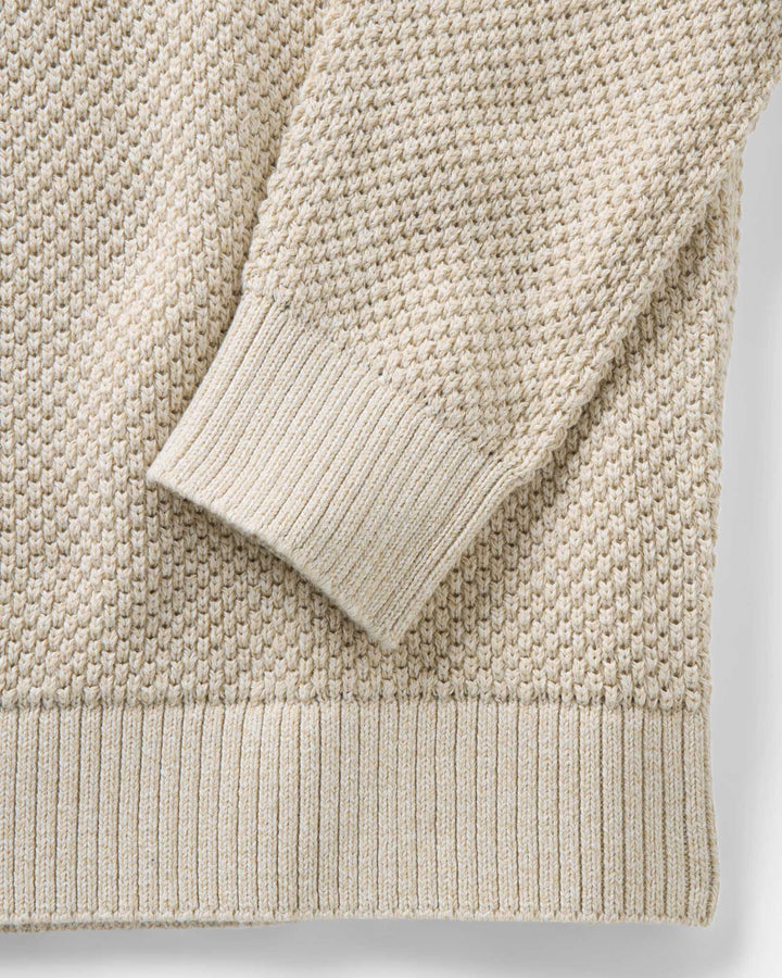 Taylor Stitch Crawford Crew Sweater - Marled Natural