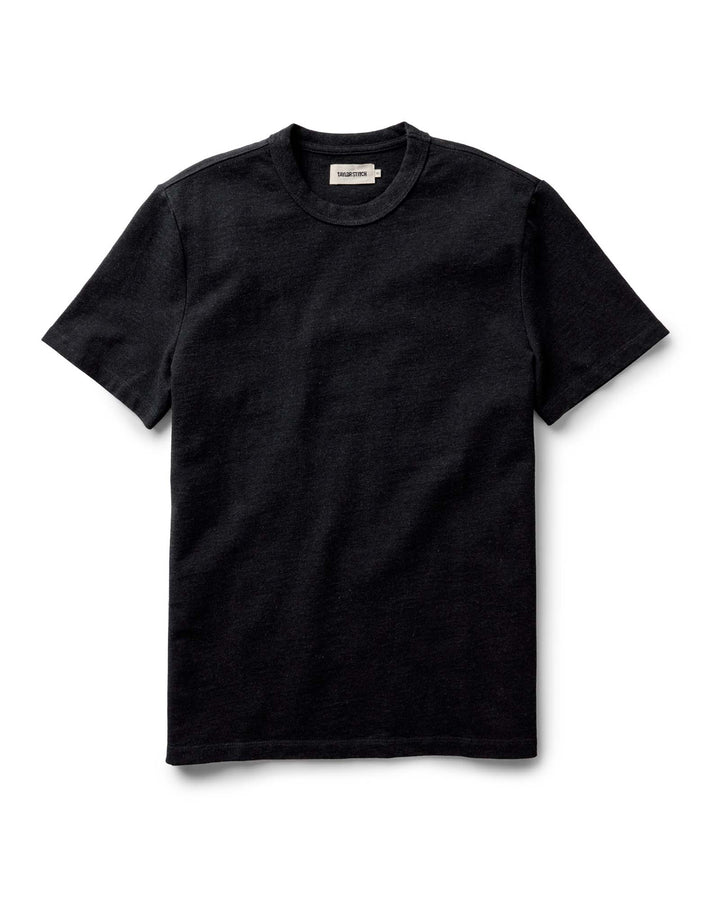 Taylor Stitch - The Organic Cotton Shop Tee in Coal Twist
