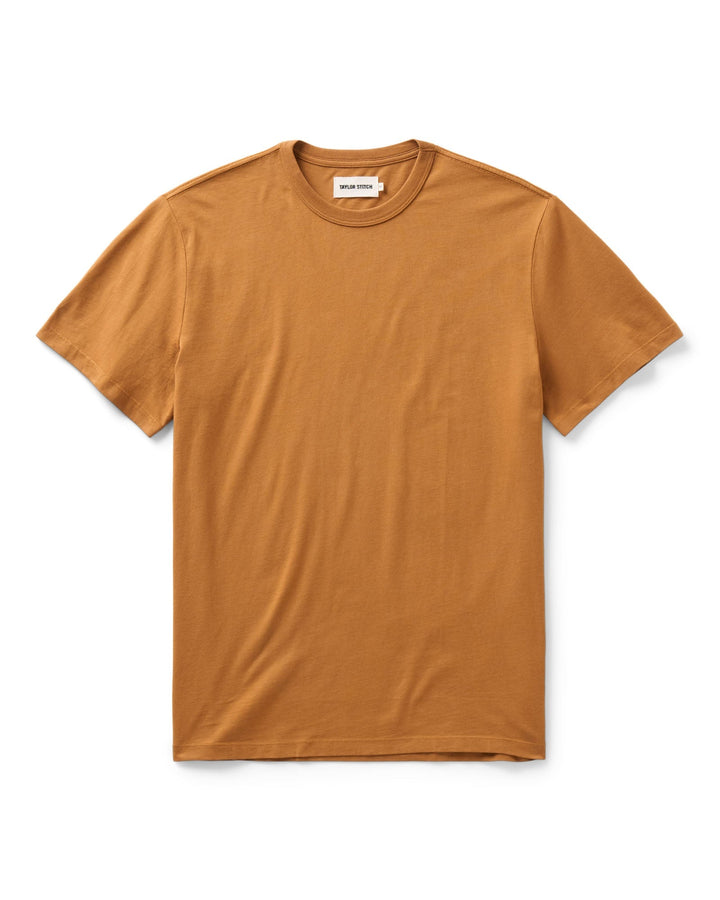 Taylor Stitch - The Regenerative Cotton Tee in Saffron