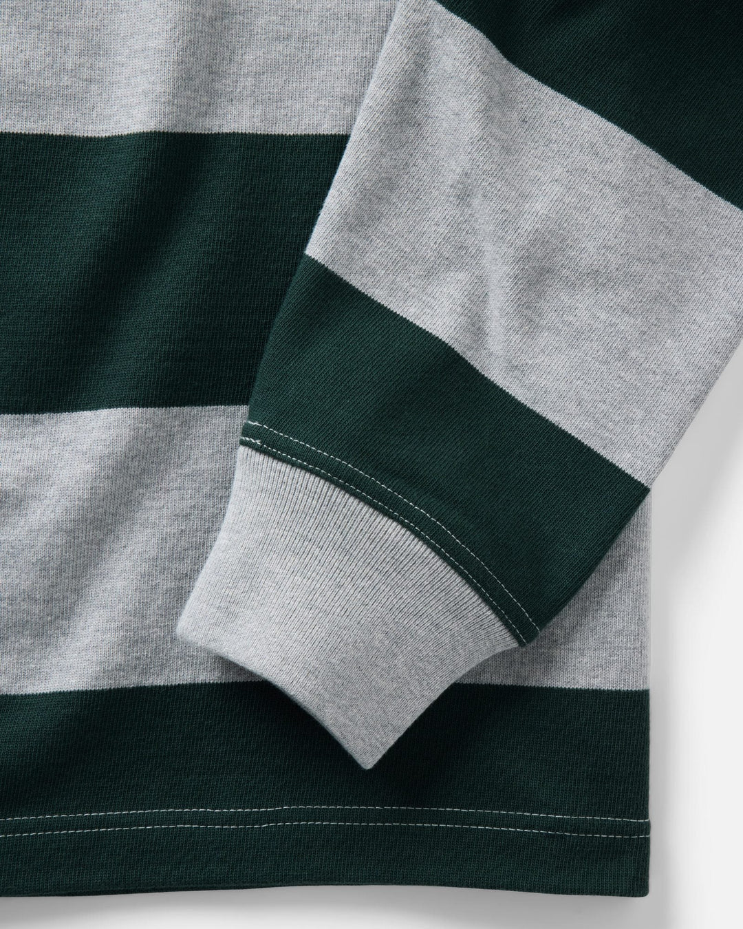 Taylor Stitch - The Rugby Shirt in Dark Forest Stripe
