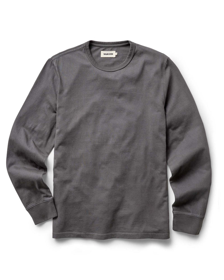 Taylor Stitch - The Organic Cotton Long Sleeve in Faded Black