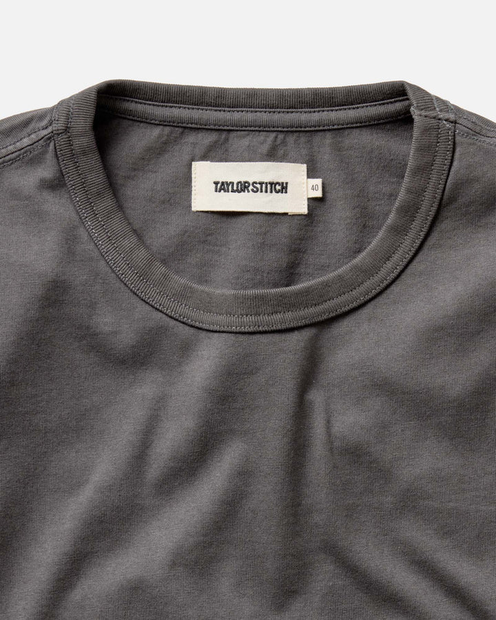 Taylor Stitch - The Organic Cotton Long Sleeve in Faded Black
