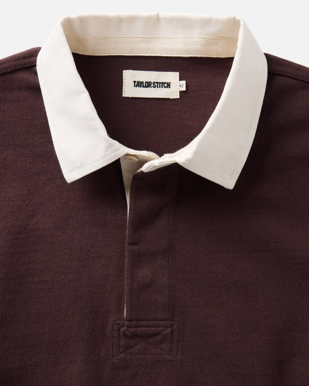 Taylor Stitch - The Rugby Shirt in Burgundy