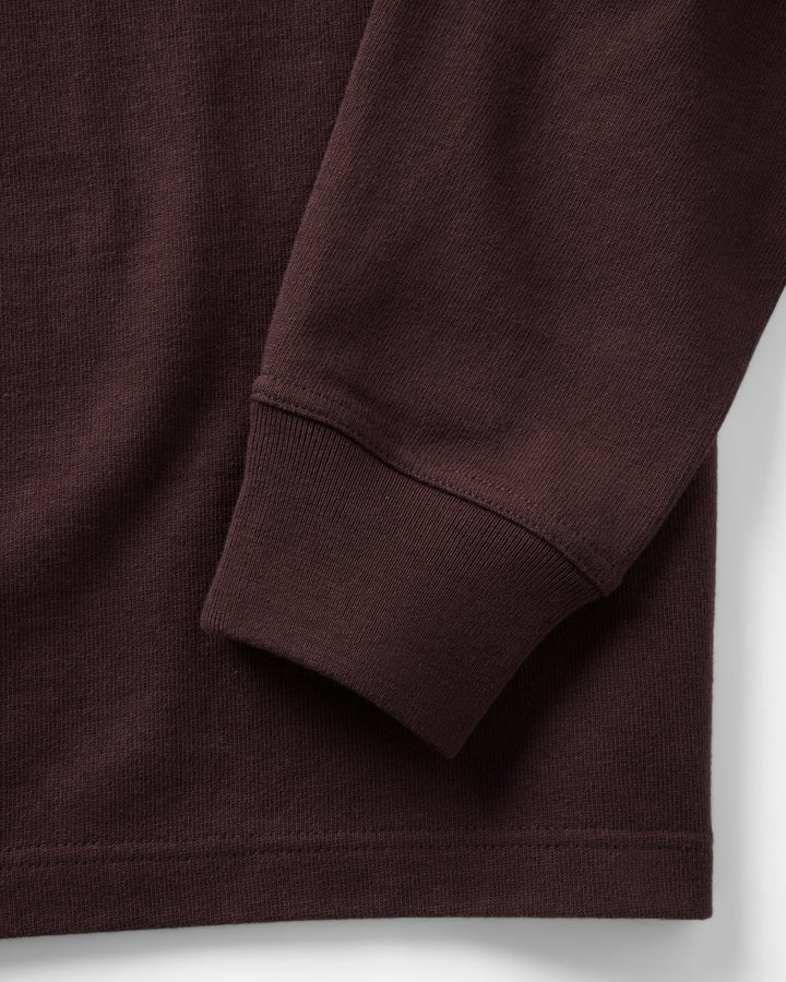 Taylor Stitch - The Rugby Shirt in Burgundy