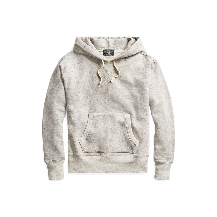 RRL Fleece Hoodie - Athletic Grey Heather